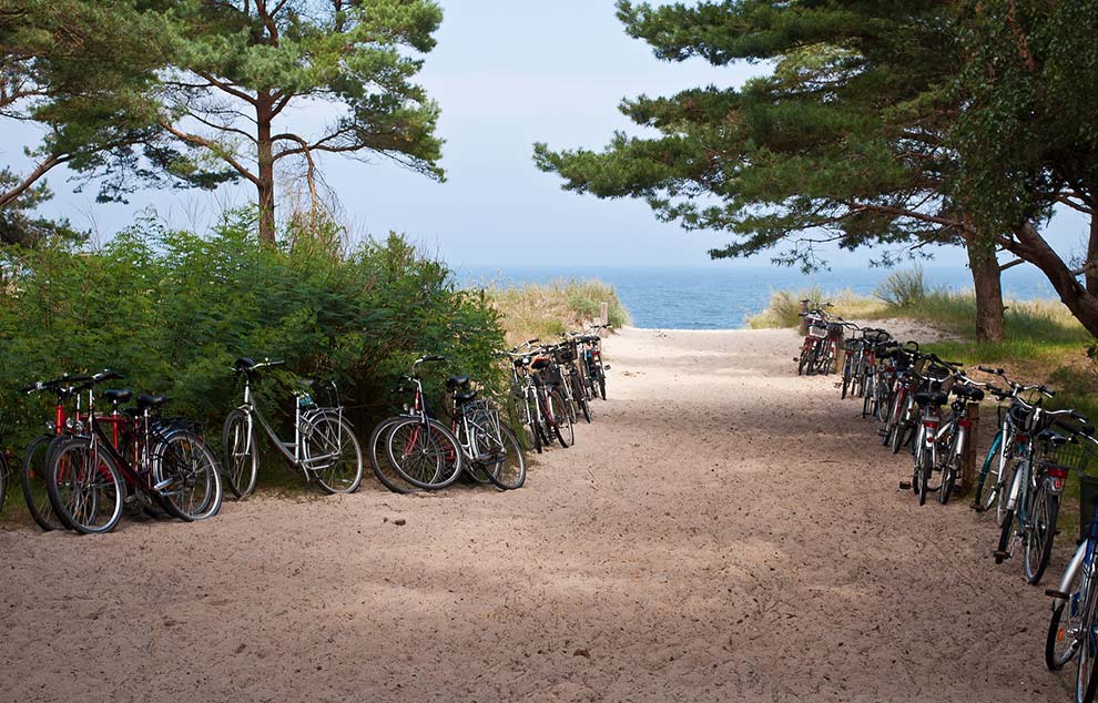 promenade velo plage