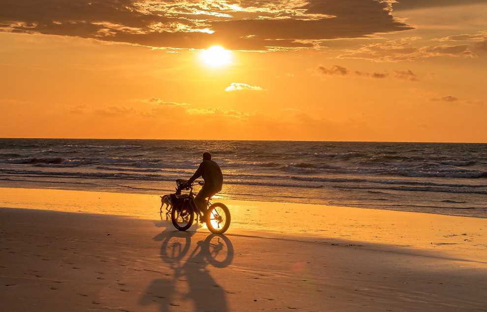 promenade plage velo re