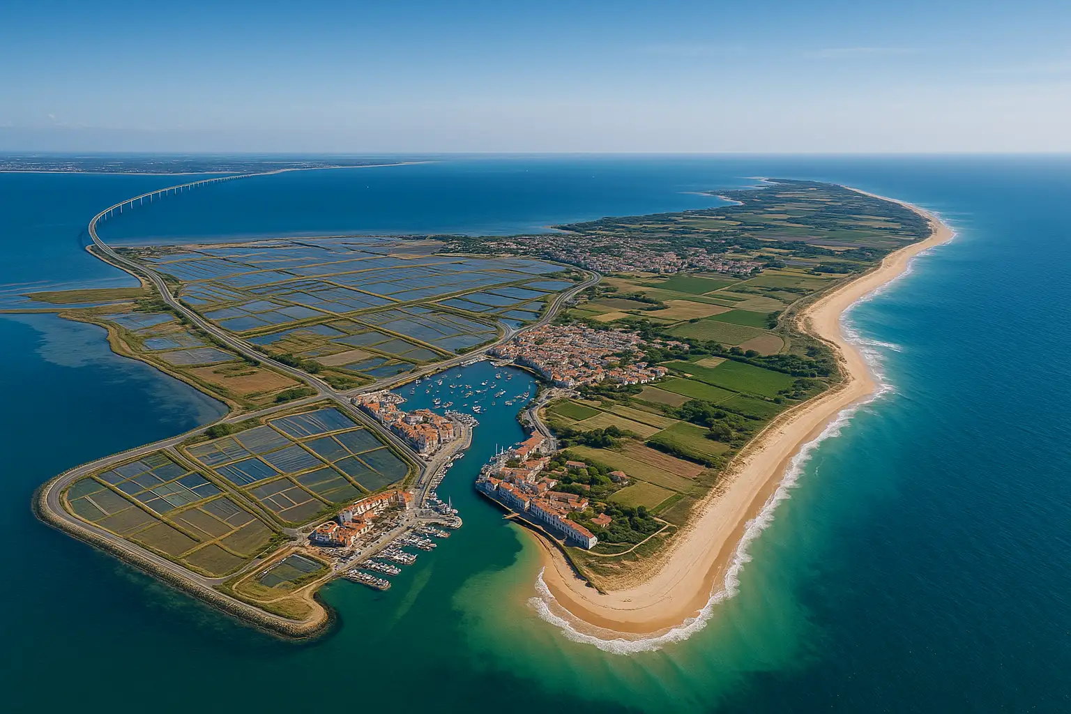 L’Île de Ré vue du ciel